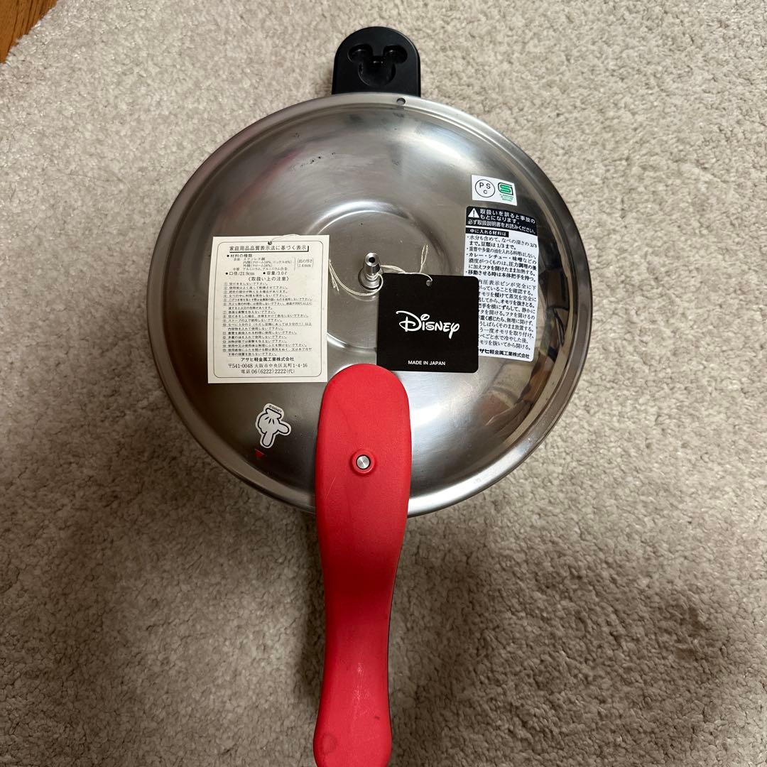 アサヒ軽金属 限定品 ゼロ活力なべ 3L ミッキーマウス