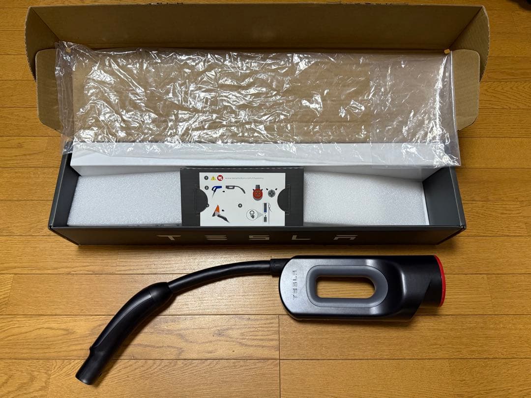 送料無料！！テスラチャデモアダプター 安心の日本製です（箱付）