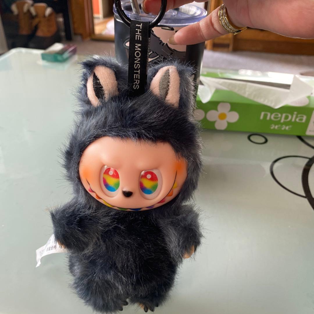 ラブブTHE MONSTERS ぬいぐるみ 黒 約15cmシークレット - メルカリ