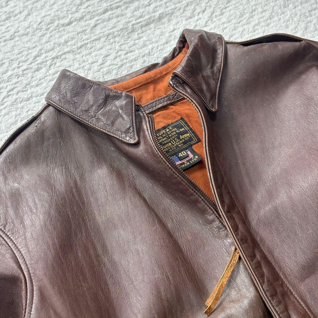 大特価！】AVIREX A-2 馬革 数量限定 USA製 ダークブラウン L - メルカリ