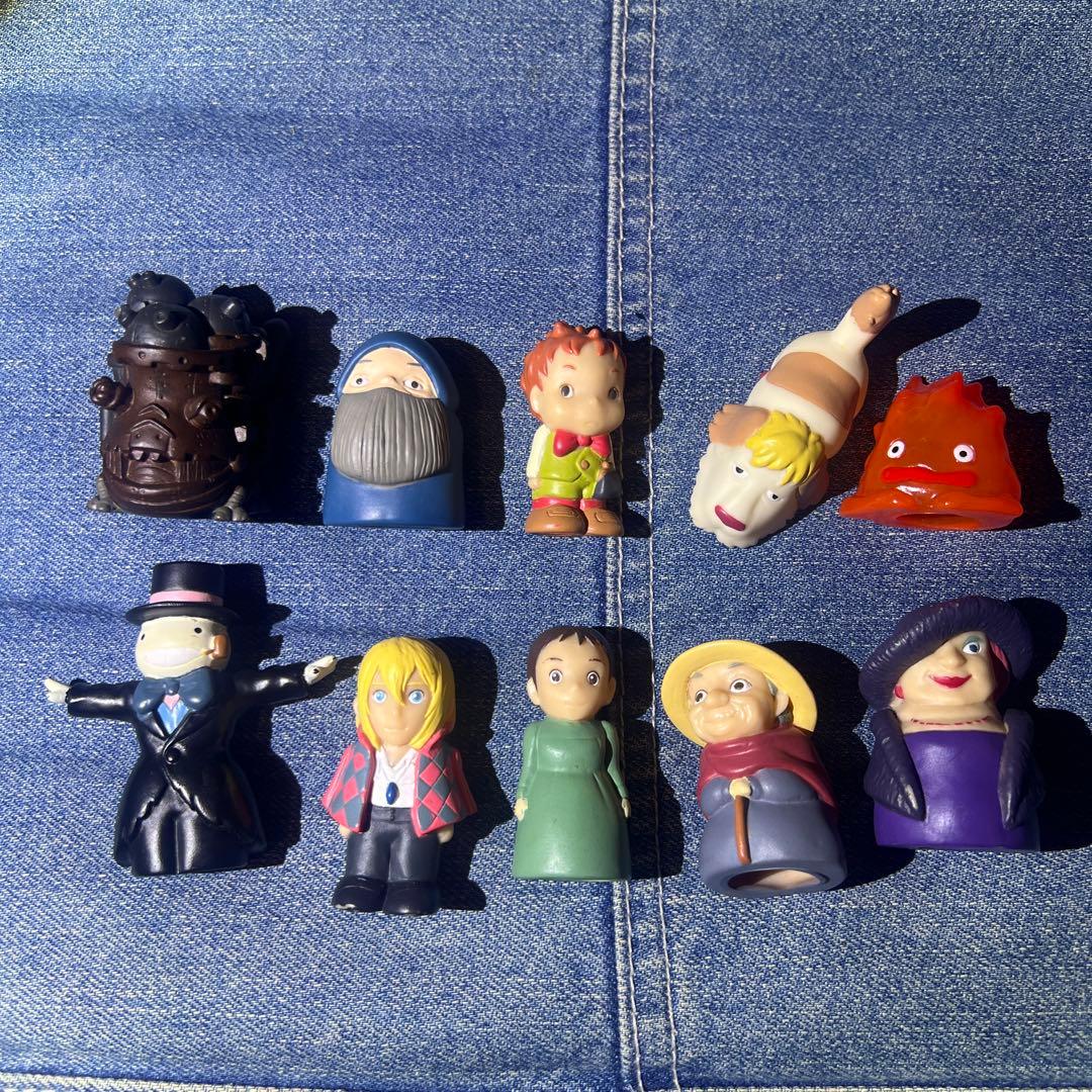 廃盤品　ジブリ指人形(ハウルの動く城10点セット)