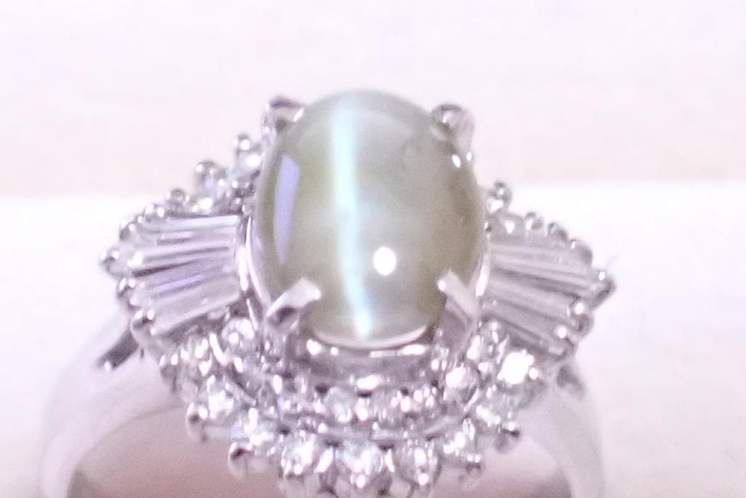 リモ　クリソベリルキャッツアイ　1.84ct　指輪　11.5号
