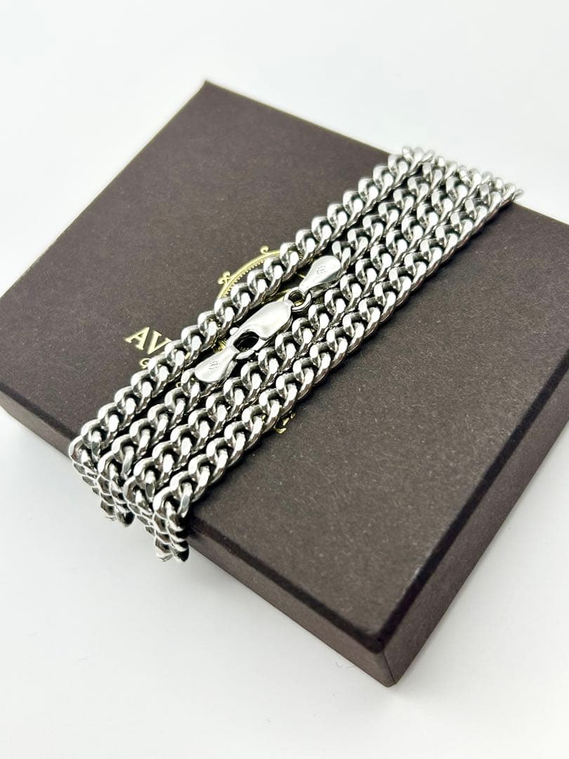 AVALANCHE 5.3mm 45cm マイアミネックレス 喜平 シルバー