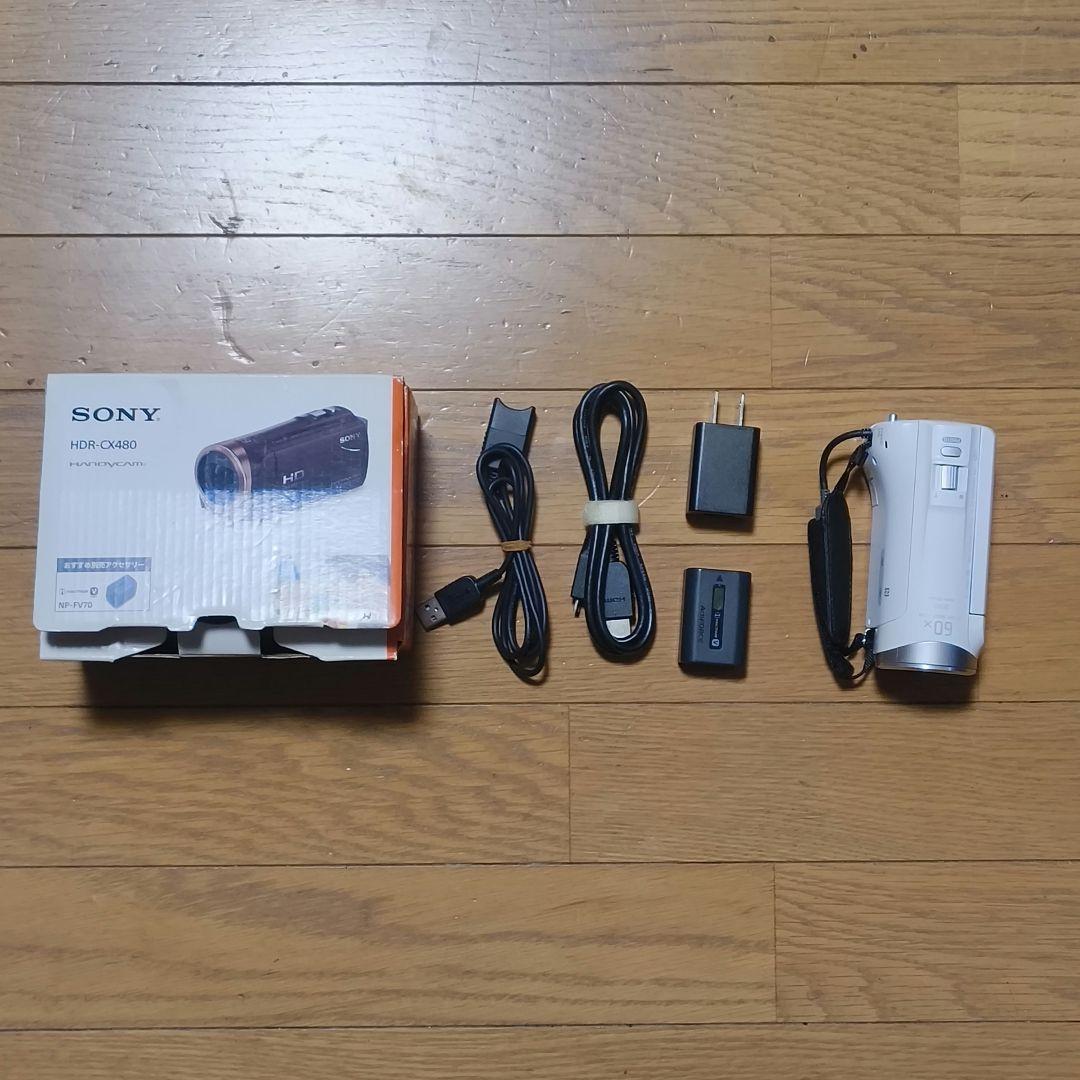 SONY ビデオカメラ HDR-CX480 付属品あり