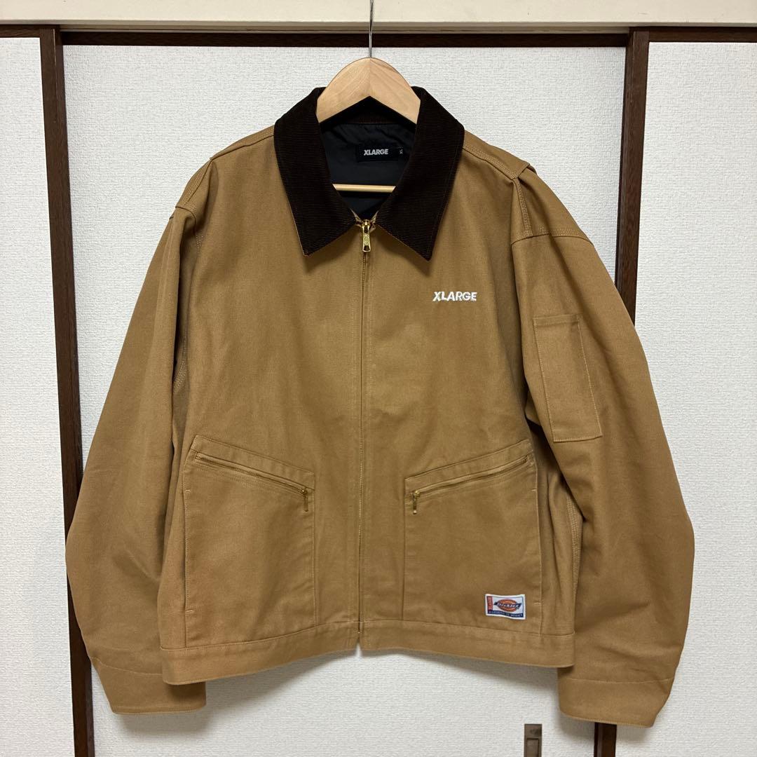 最終値下】XLARGE X Dickies コラボ ワークジャケット XL - メルカリ