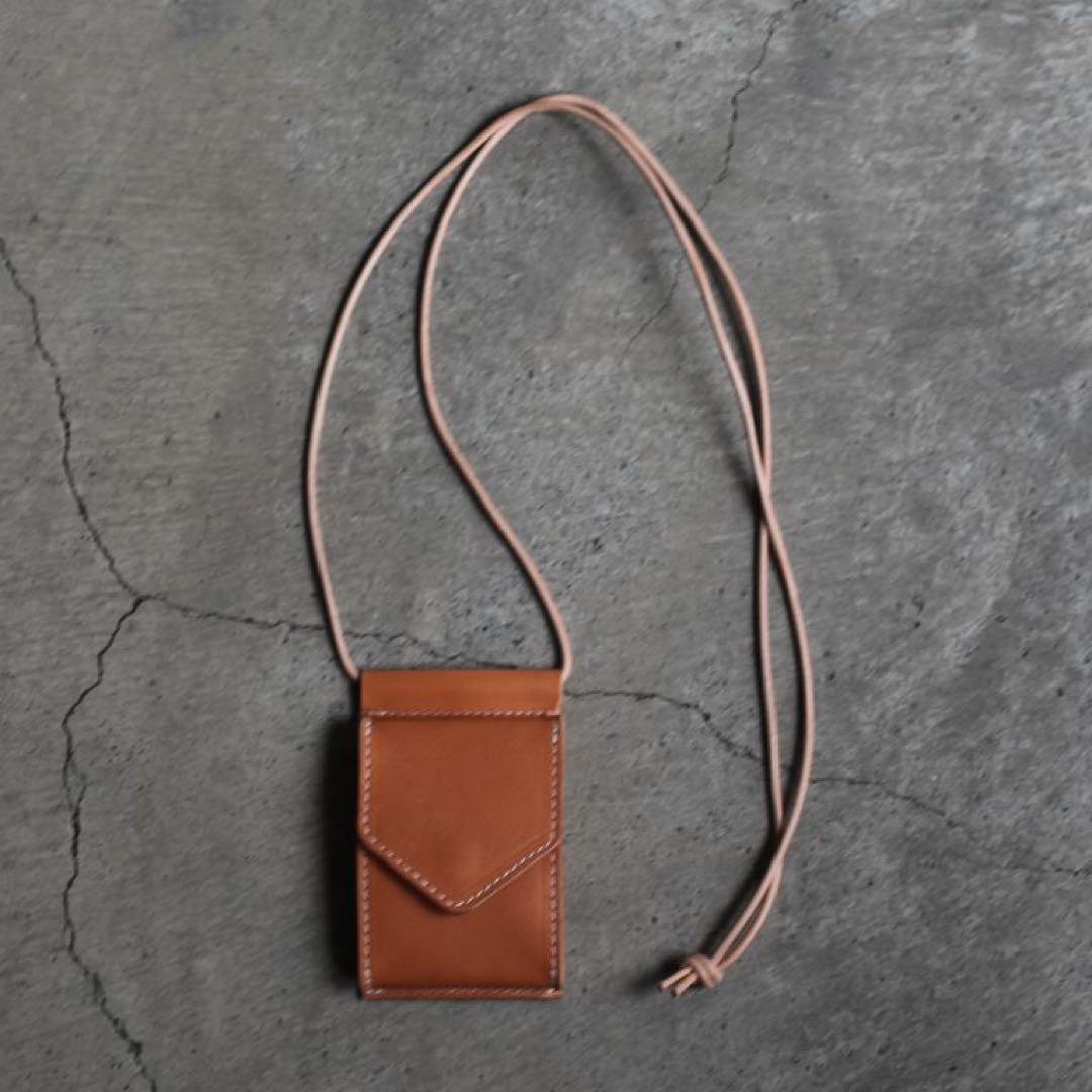 【美品】Hender Schème hang wallet ナチュラル