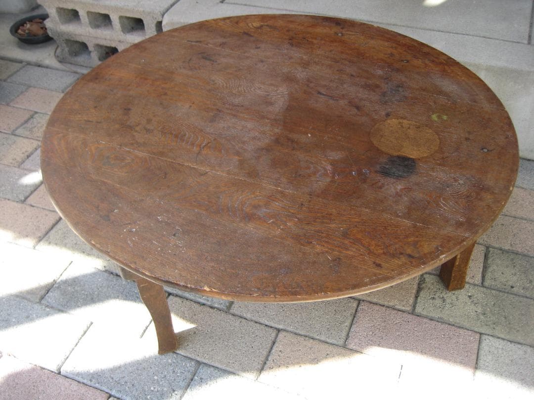 昭和レトロ　ちゃぶ台　直径約７３cm