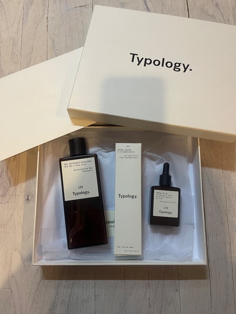 Typology. タイポロジー L13 D41 L32 3点セット