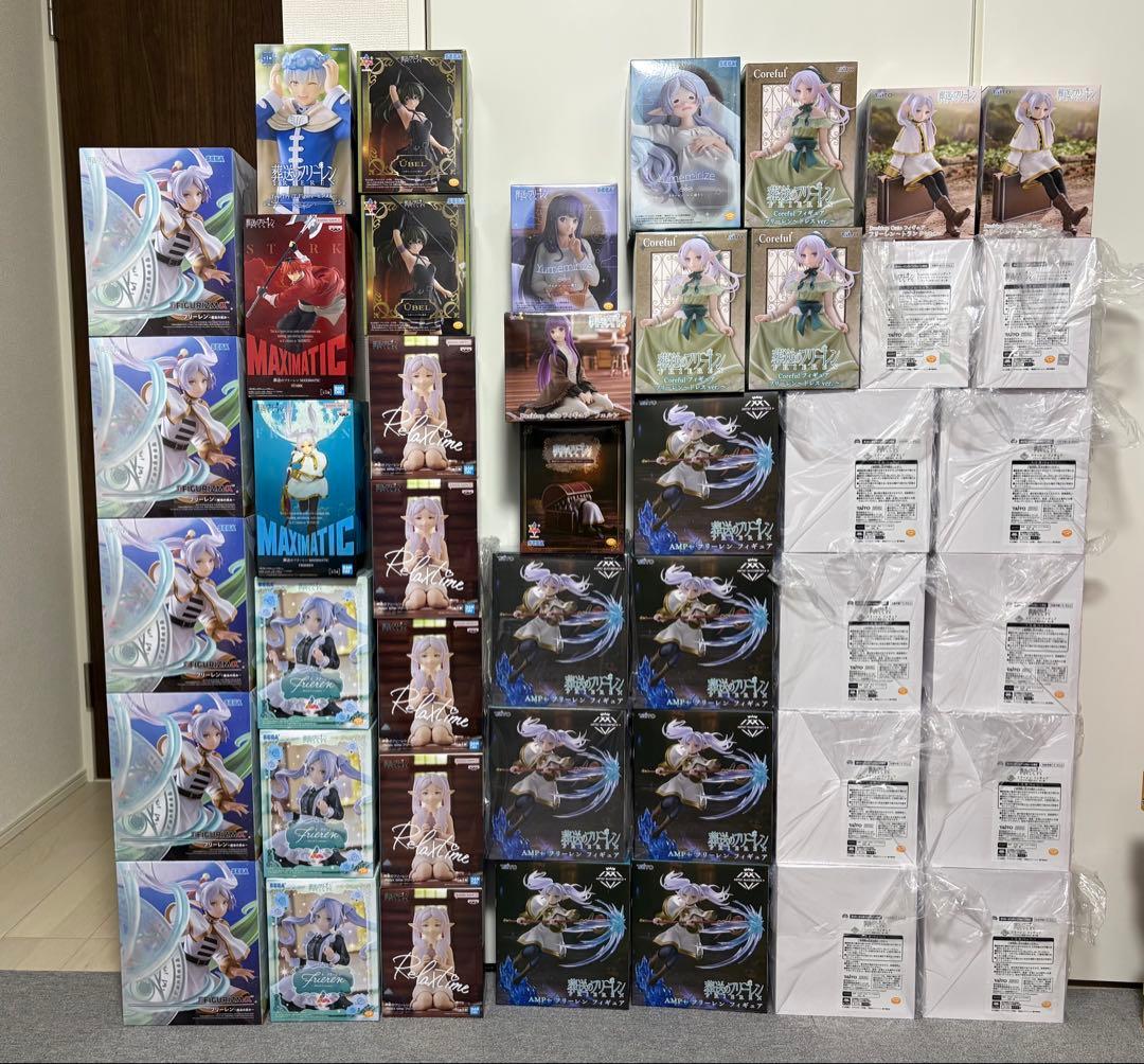 葬送のフリーレン　ヒンメル　フェルン　シュタルク　ユーベル　フィギュア　 AMP 葬送のフリーレン フィギュア フリーレン ヒンメル フェルン