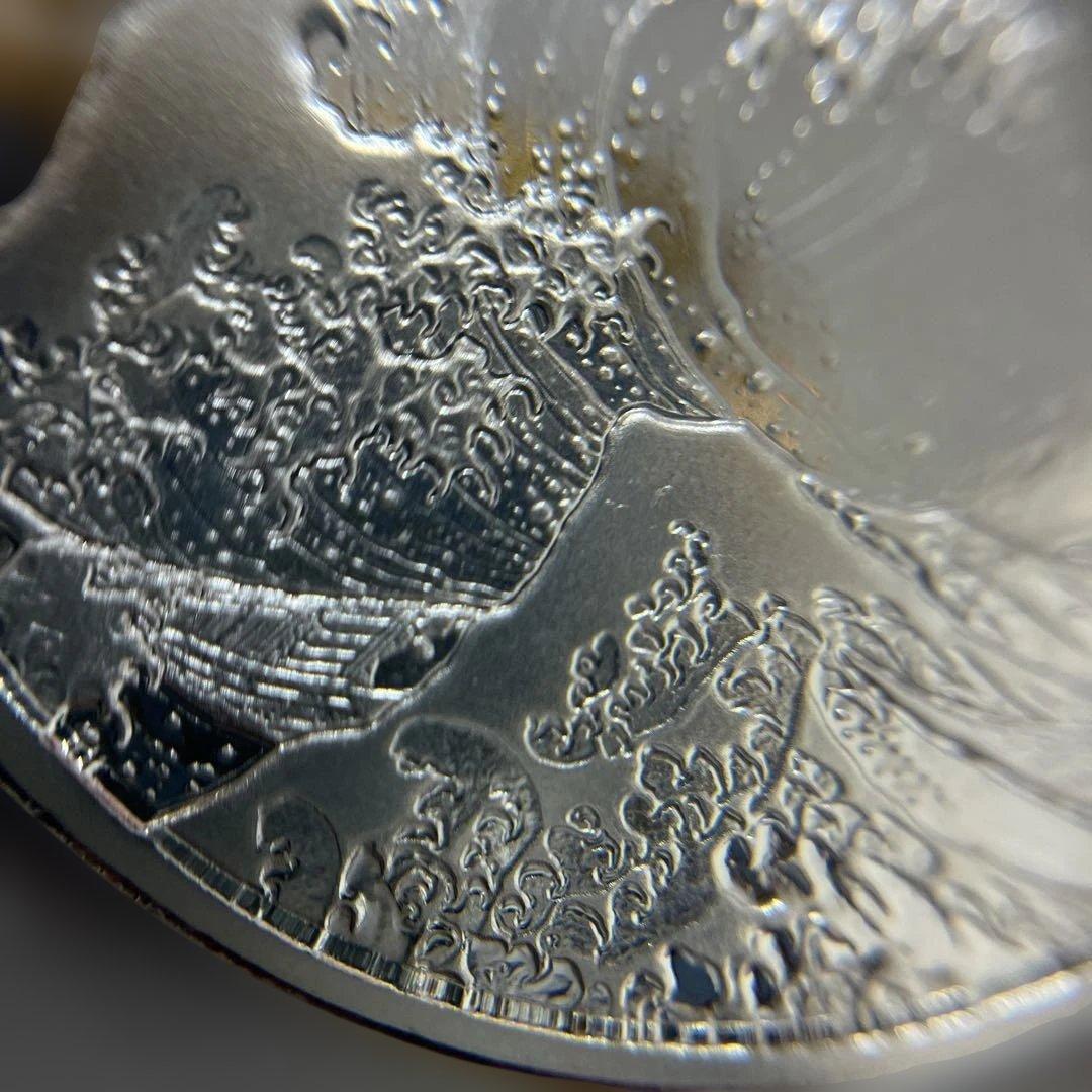 純銀】HOKUSAI “THE GREAT WAVE” フィジー 銀貨1ドル