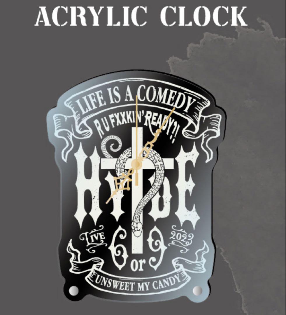 HYDE LIVE 2023 ガチャ　アクリル時計　Acryl clock
