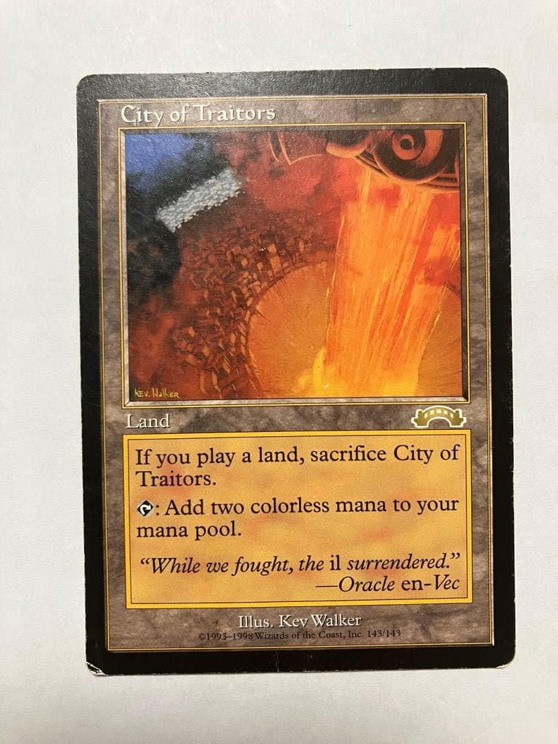 MTG 裏切り者の都/City of Traitors 英語版