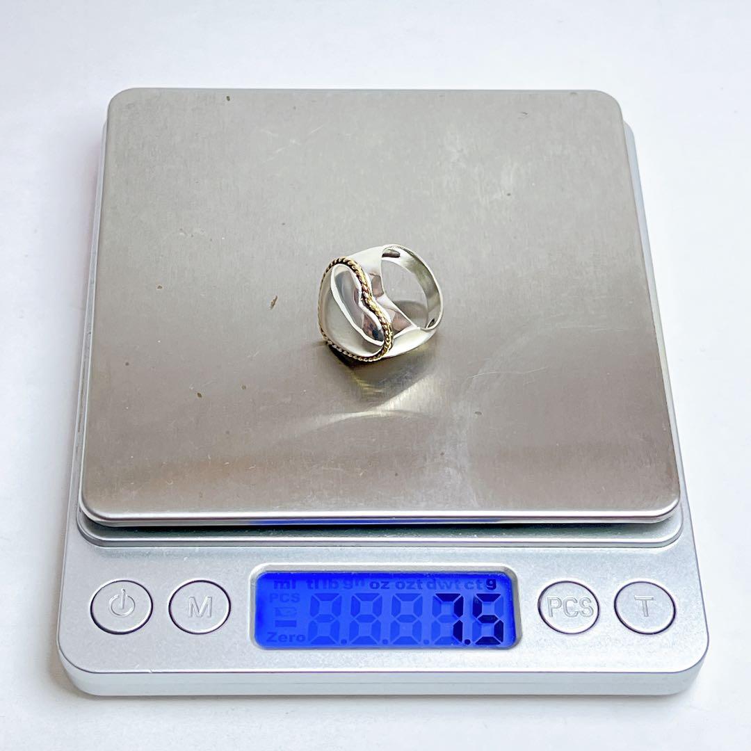 ティファニー フルハート ツイスト コンビ リング 925 750 7号 - メルカリ