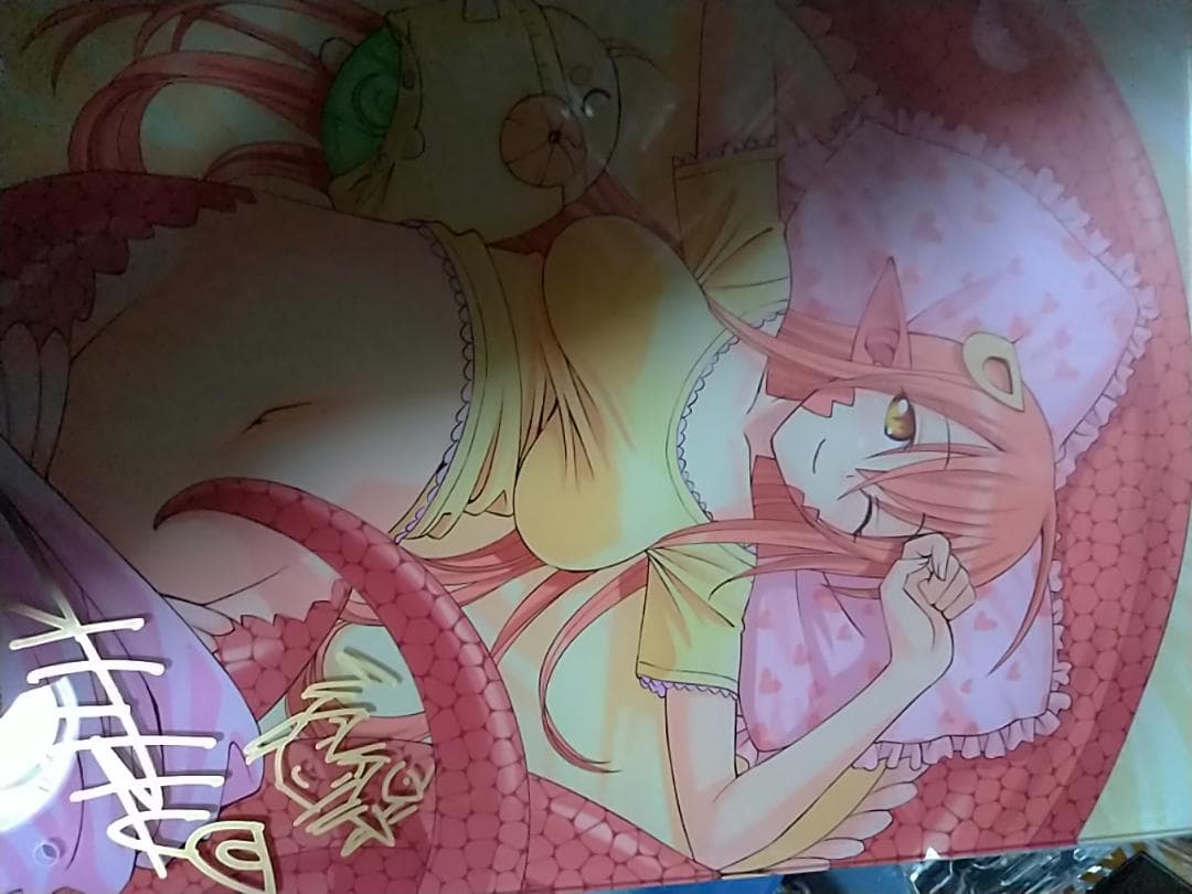 モンスター娘のいる日常 オカヤド サイン入り アクリルボード