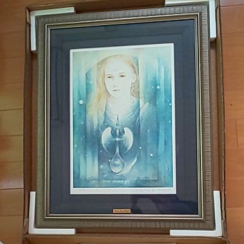 きたのじゅんこ スピカ 星からの伝言 シルクスクリーン　サイン入り 松村栞助 ＜CHIKA> シルクスクリーン、ケント紙 2025 この作品はPCで