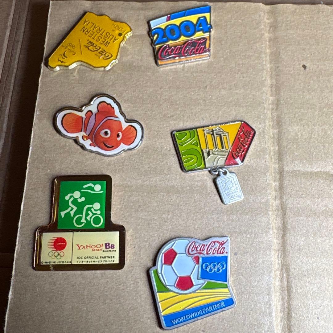 コカコーラ ピンバッジ オリンピック他まとめ売り - メルカリ