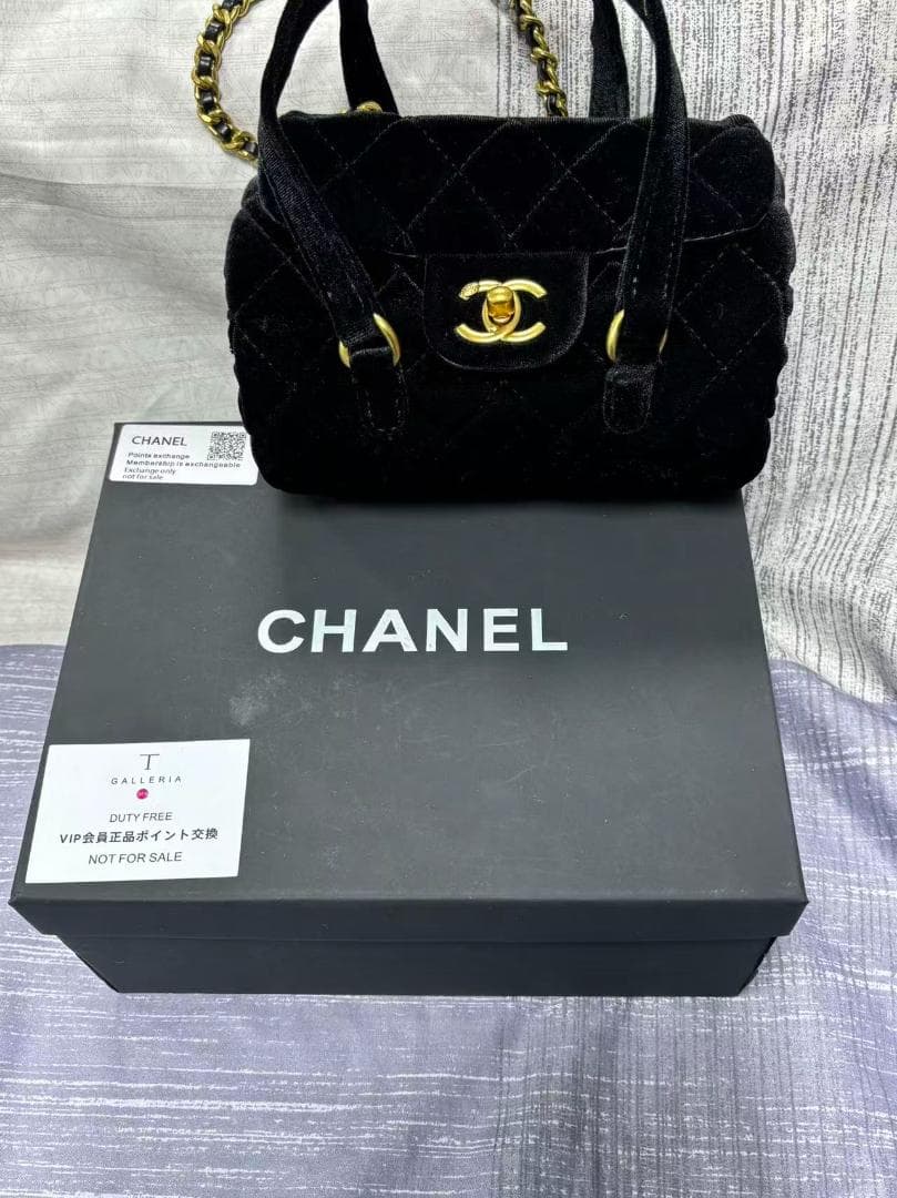 【非売品】 VIP会員限定 ブラックベルベットミニバッグ ad StyleSea（スタイルシー）の「ベルベットミニバッグ（トートバッグ