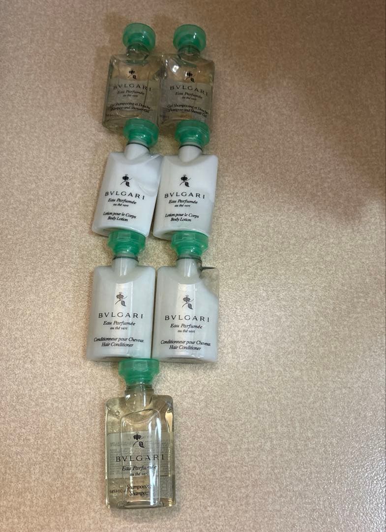 BVLGARI 旅行用シャンプー・コンディショナーボディークリームセット 6
