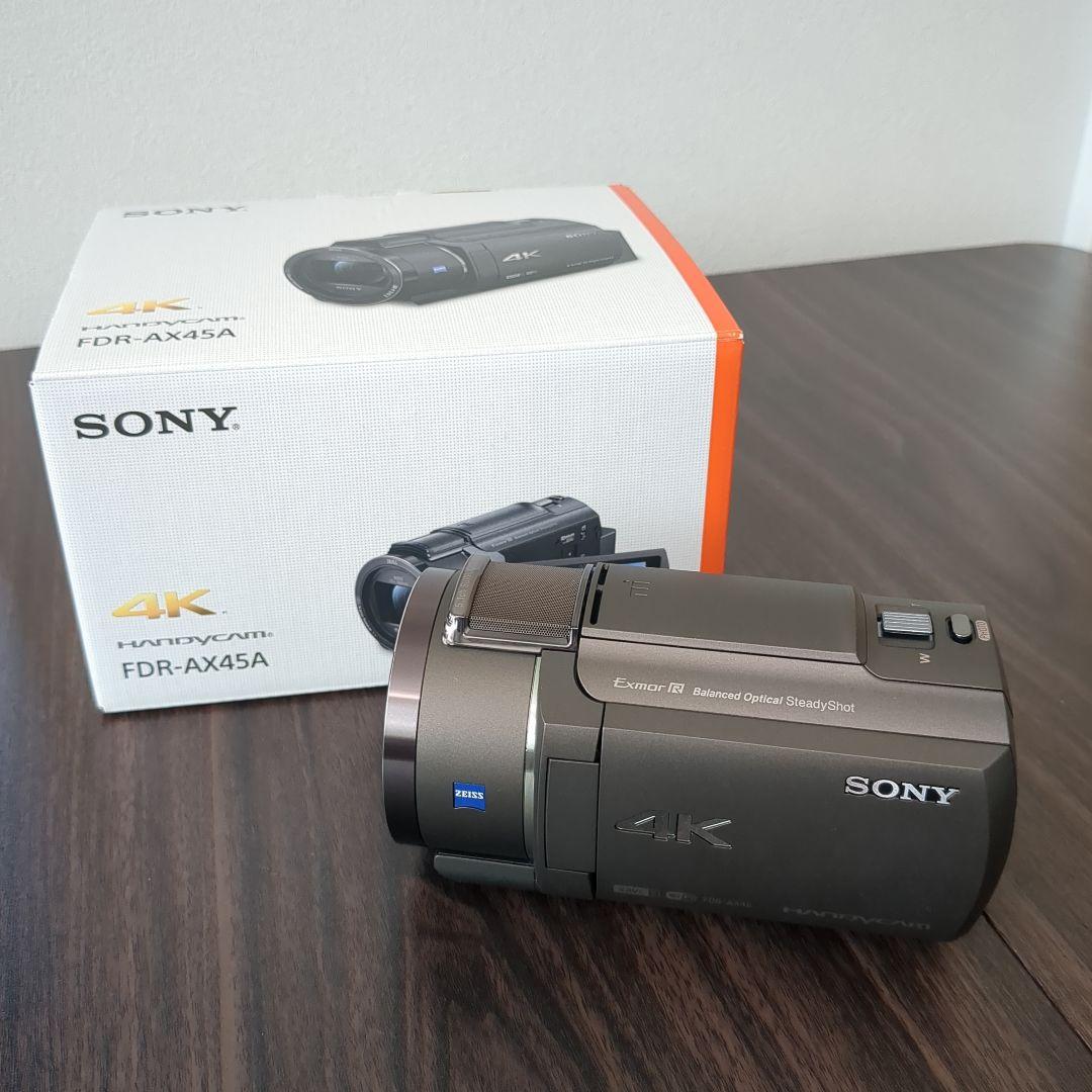【未使用】SONY 4K ビデオカメラ FDR-AX45A 本体