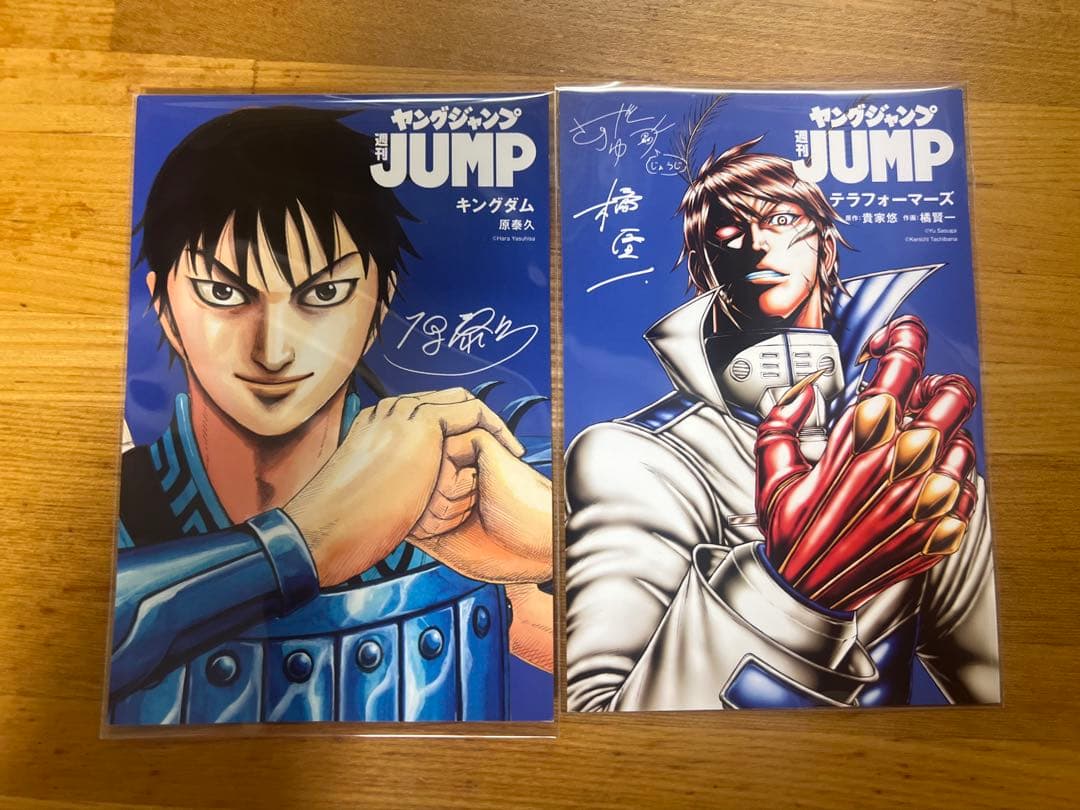 ヤングジャンプ テラフォーマーズ キングダム 特典ポストカード 複製
