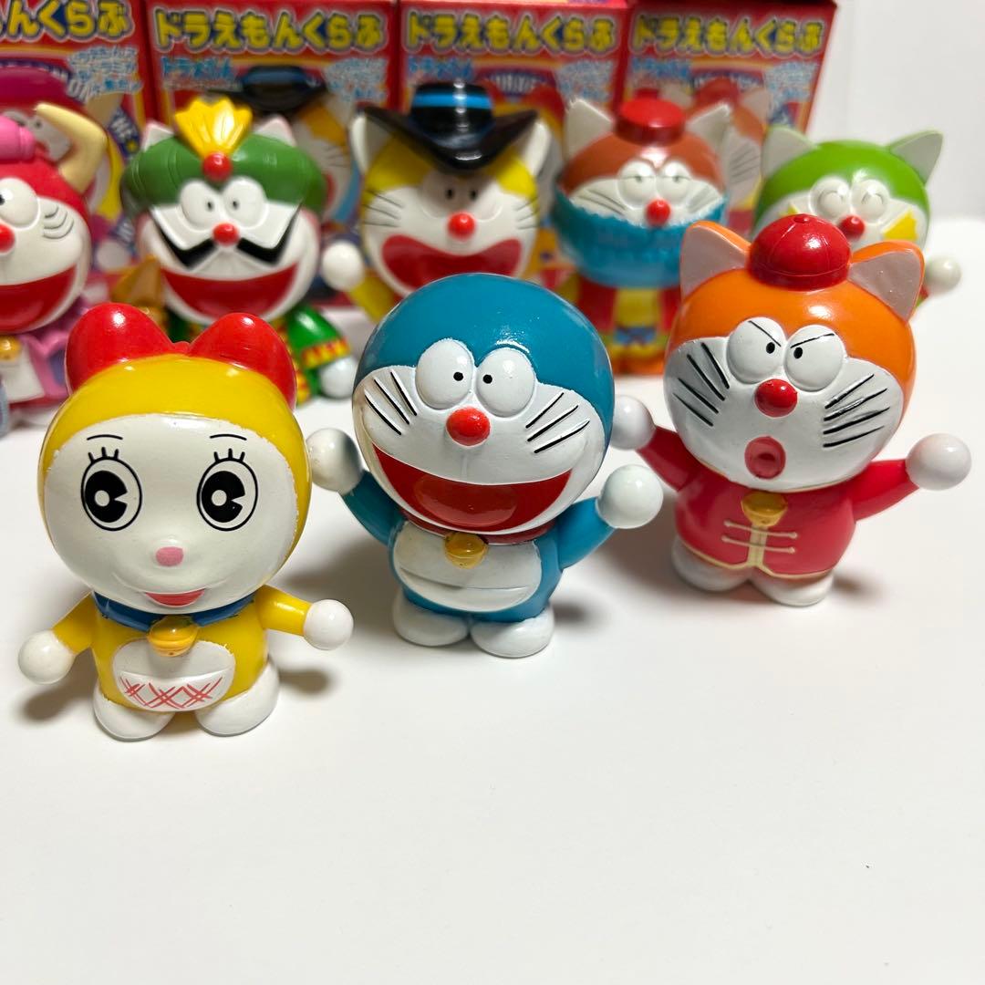 美品】ドラえもんくらぶ ドラえもんズ ソフビ人形 全8種 箱有り1996年