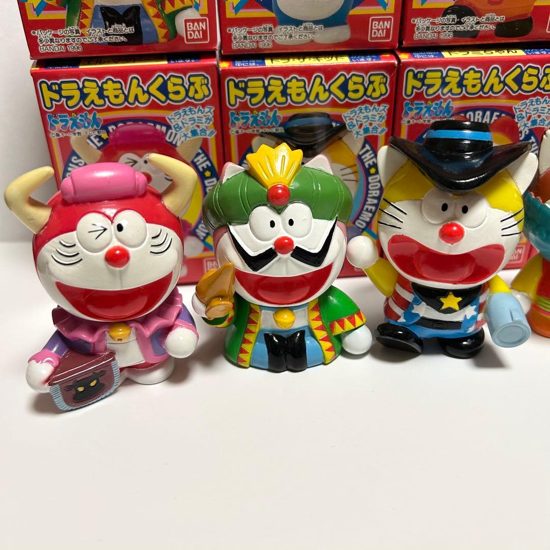 美品】ドラえもんくらぶ ドラえもんズ ソフビ人形 全8種 箱有り1996年