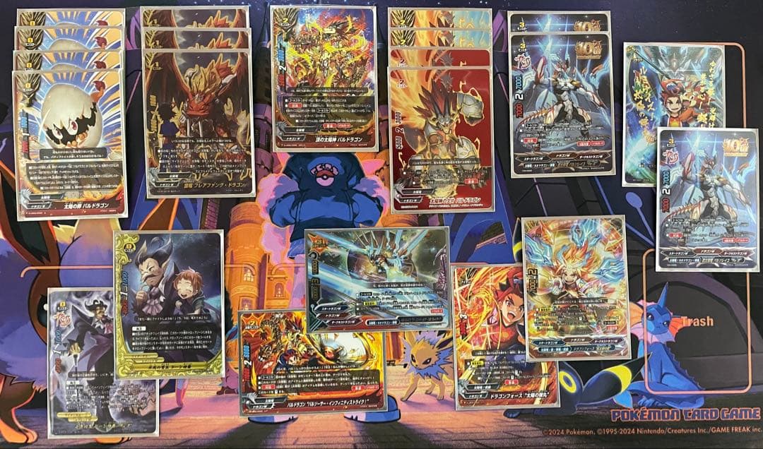 バディファイト　太陽竜デッキ+デッキパーツ