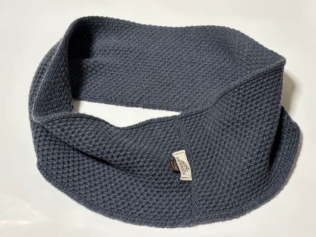 【FUKU】HERMES エルメス スヌード ネックウォーマー HERMES（エルメス） スヌード、ネックウォーマー アルパカ シルク