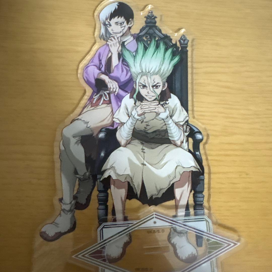 Dr.STONE 石神千空 あさぎりゲン アクスタ 玉座 ペアアクリルスタンド