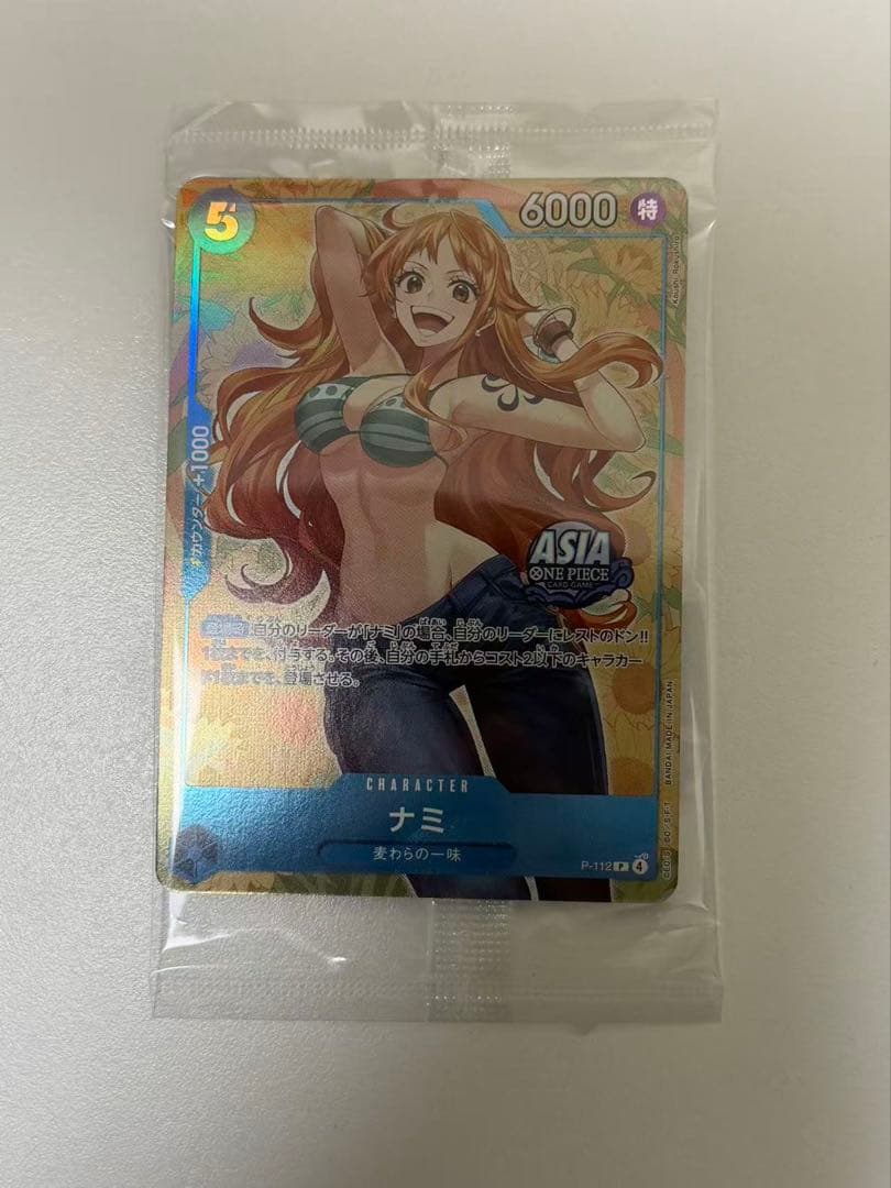 ワンピースカード　ナミ　P-112 プロモ　未開封 ❽