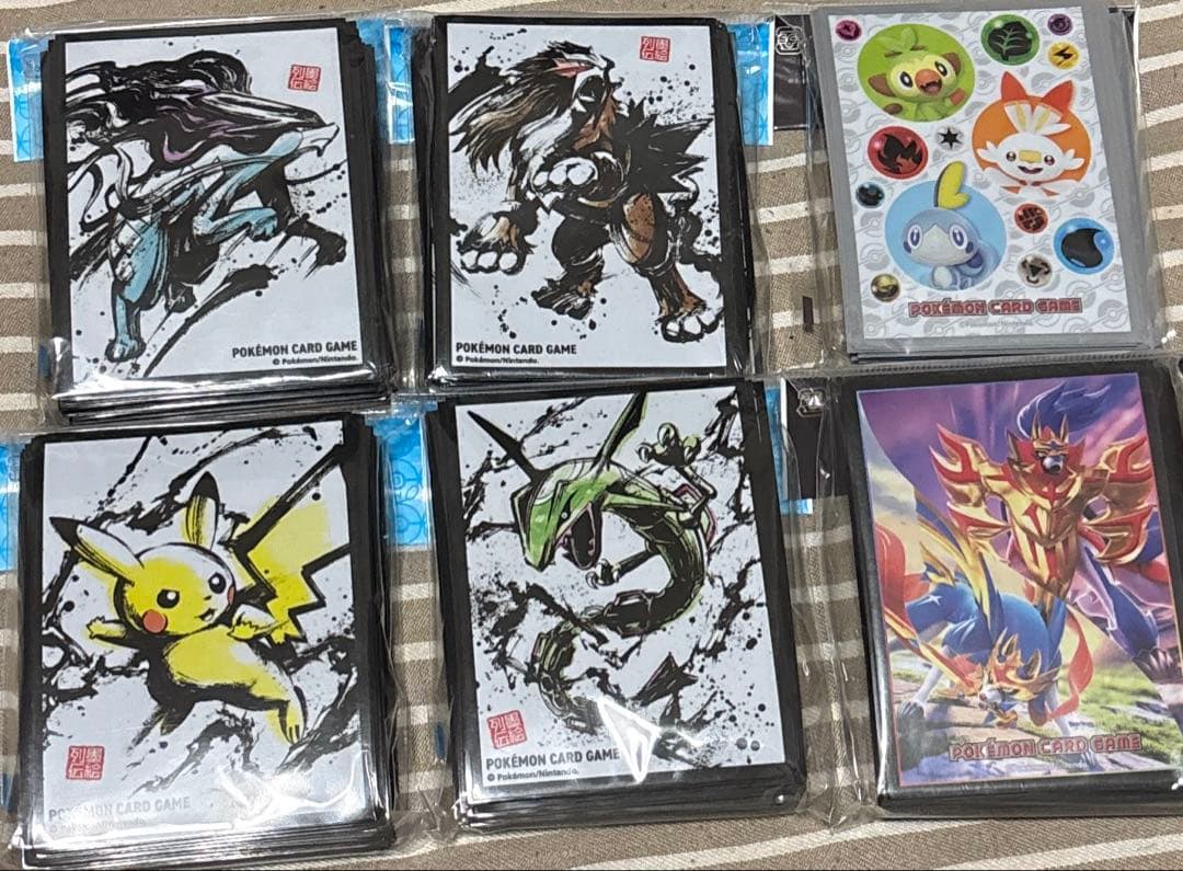 デッキシールド ポケモンカード 墨絵列伝4種 他2種 墨絵列伝」のグッズが2020年1月1日（水）に発売！ | ポケモンカード