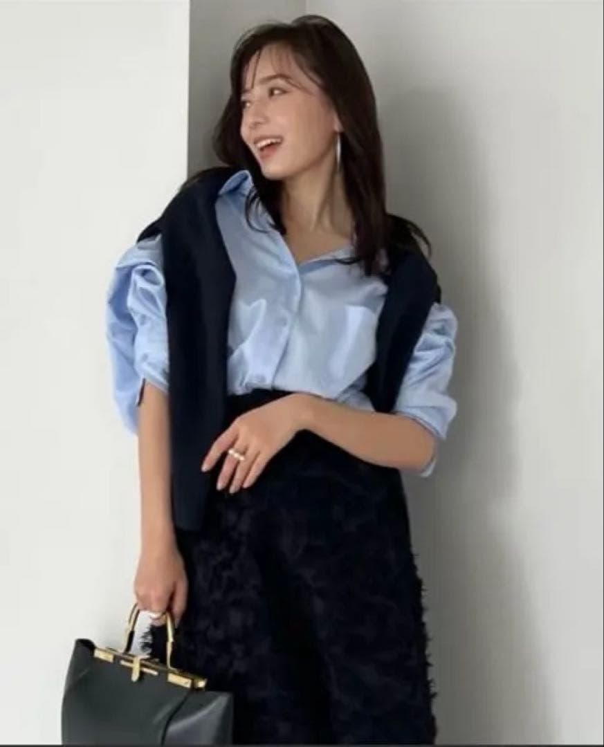 anuansスタンダードシャツ SAX/F - メルカリ