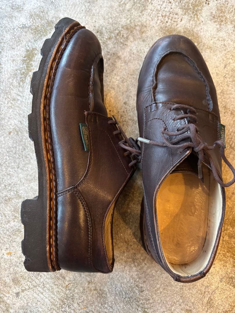 【良品】【希少】【フランス製】パラブーツ シャンボート　モカ　24.5cm