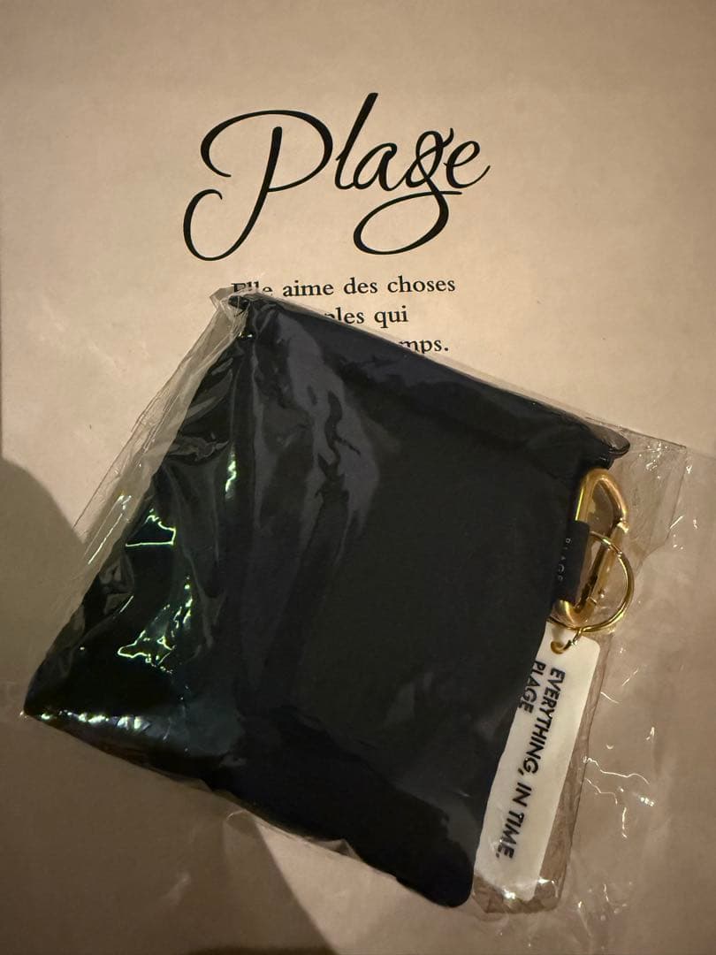 plage ノベルティ エコバッグ 黒 Plage プラージュ ノベルティ エコ