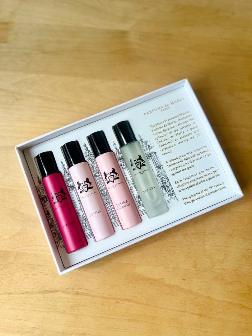 Parfums de Marly 4種類の香水コレクション
