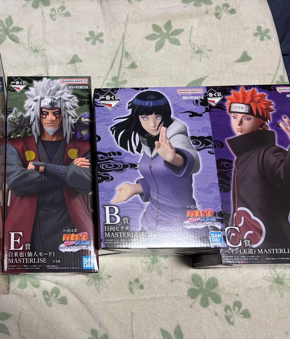 ナルト　一番くじ　フィギュア　B賞　日向ヒナタ　C賞　ペイン　E賞　自来也 一番くじ NARUTO ナルト B賞 日向 ヒナタ フィギュア - メルカリ