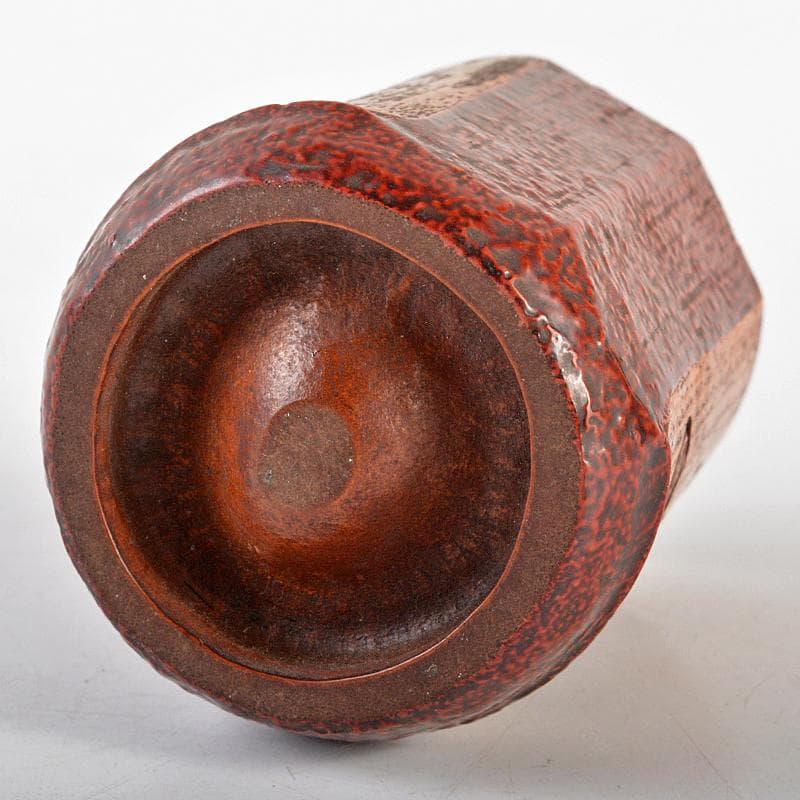 煎茶道具 古竹 霊芝柿刻 蓋置 在銘 V R5863 - メルカリ