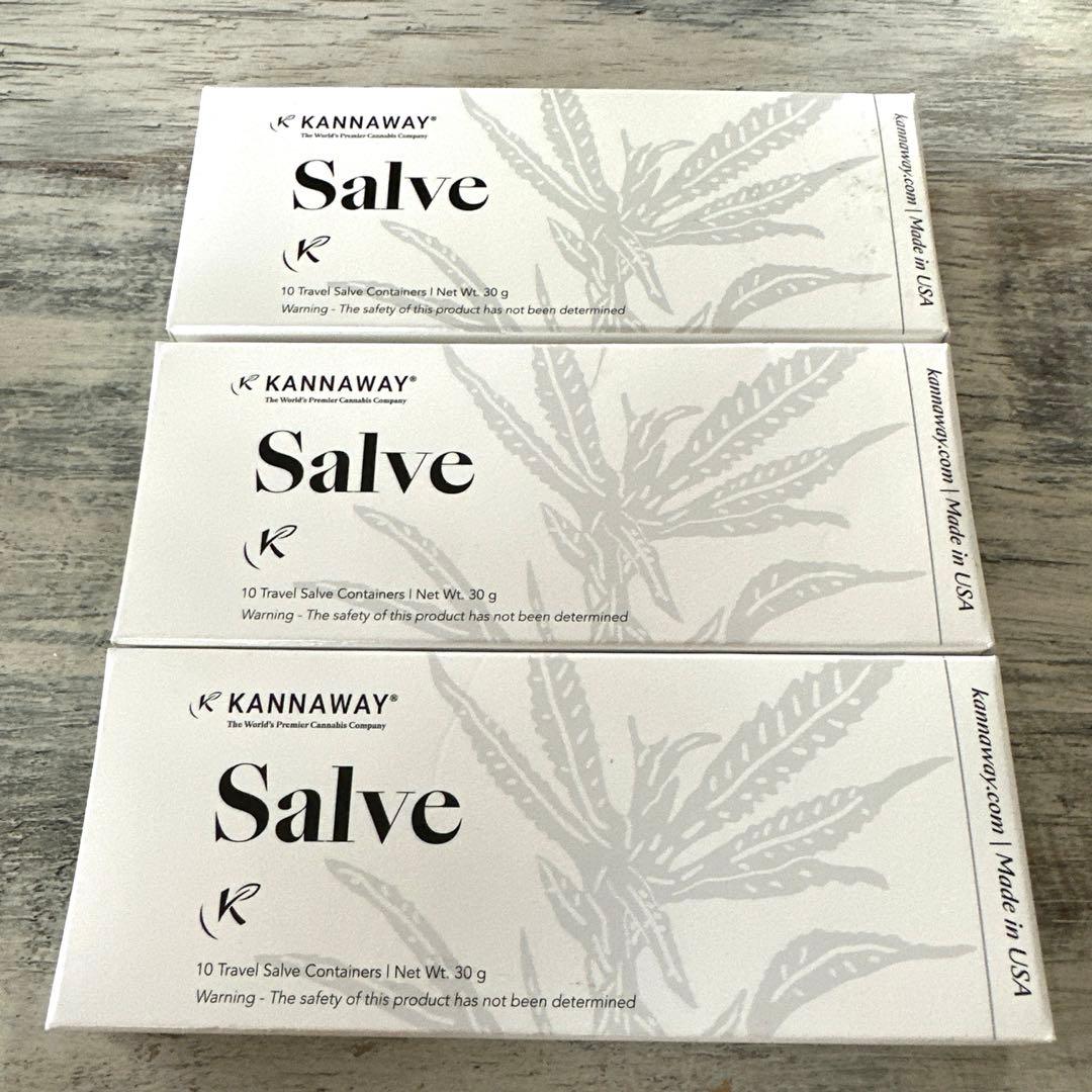 Kannaway Salve 30g トラベルサルヴェ10個入り３点セット