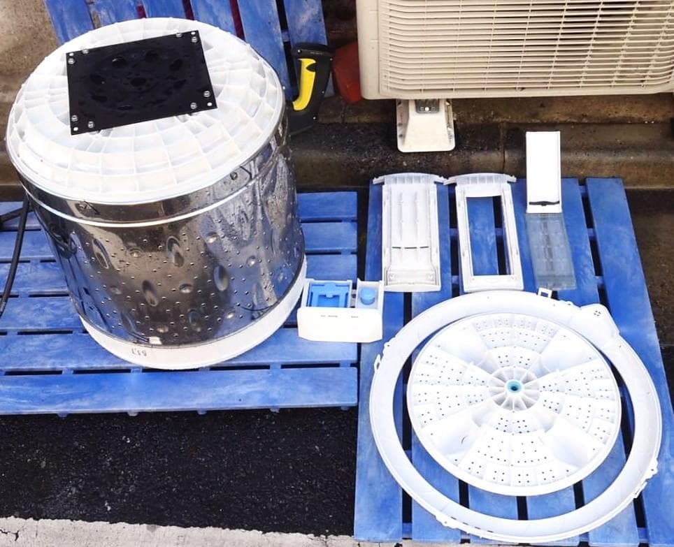 ☆超美品 2025年 分解清掃済 アイリスオーヤマ 全自動洗濯機 7K