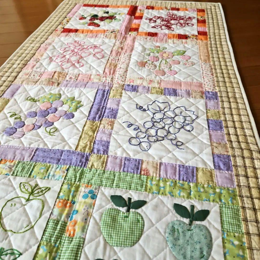 ✨くだもの✨パッチワークタペストリー