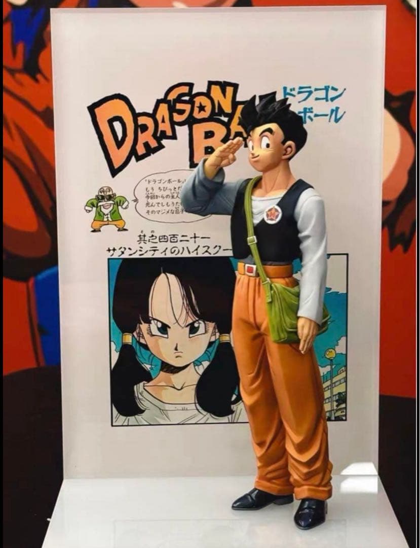 ドラゴンボールガレージキット　ハイスクール孫悟飯 スタチュー