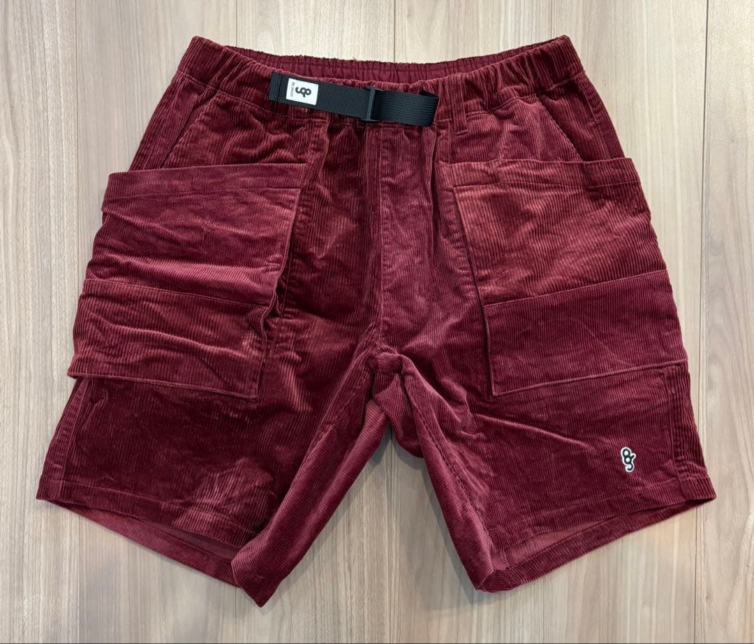 N*様 8G SHOOT エイジシュートCORDUROY SHORT PANTS SWICTHING PATTERN CORDUROY SHORT PANTS -CHARCOAL- | 8G SHOOT WEBSTORE