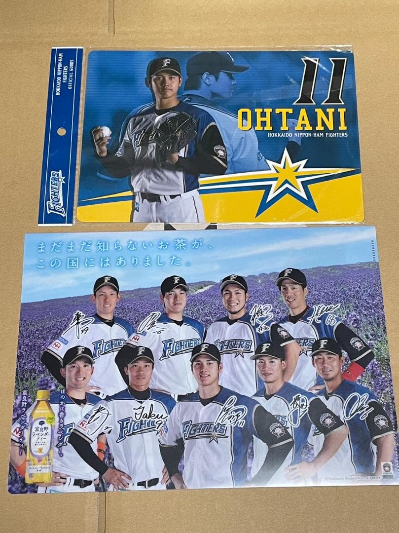 大谷翔平 日本ハム プレーヤーズ 下敷き クリアファイル セット