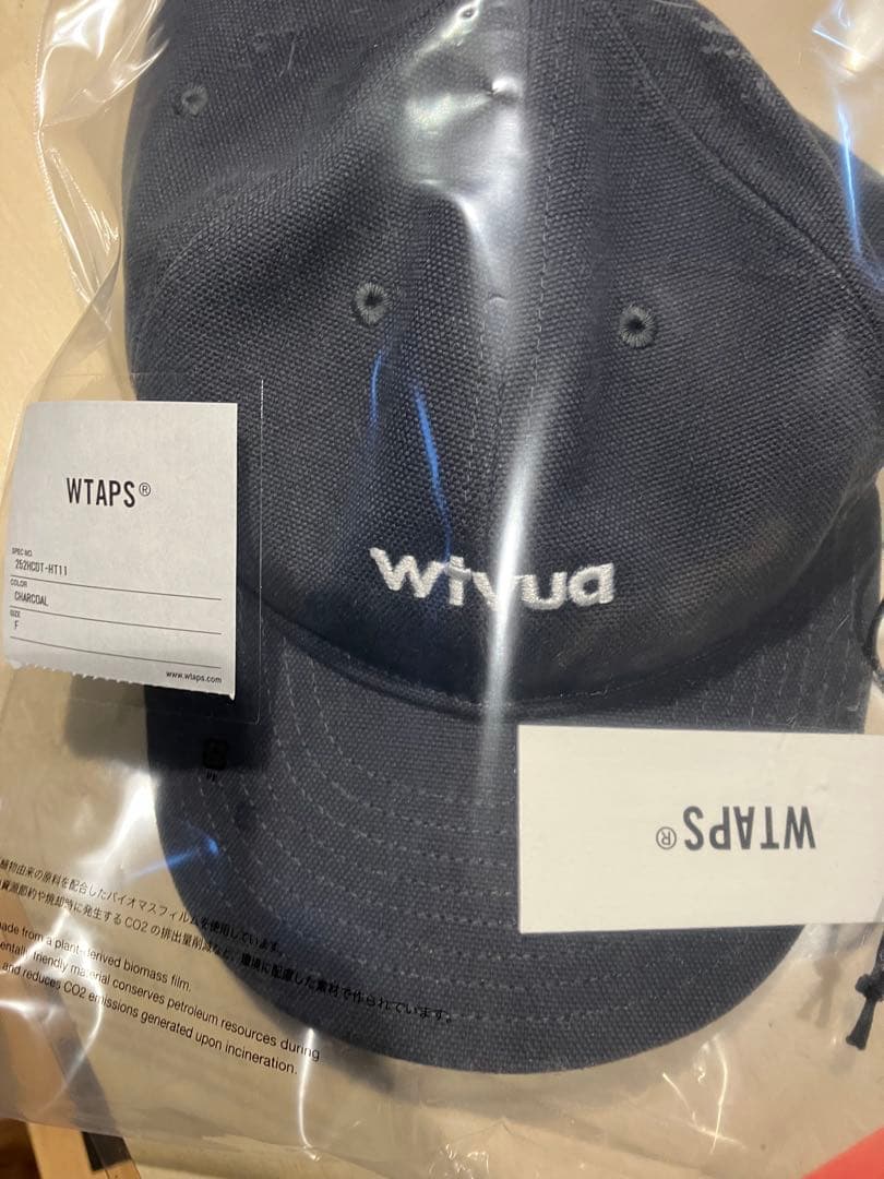 WTAPS T-6M 02 CAP COTTON CNVS CHARCOAL - メルカリ