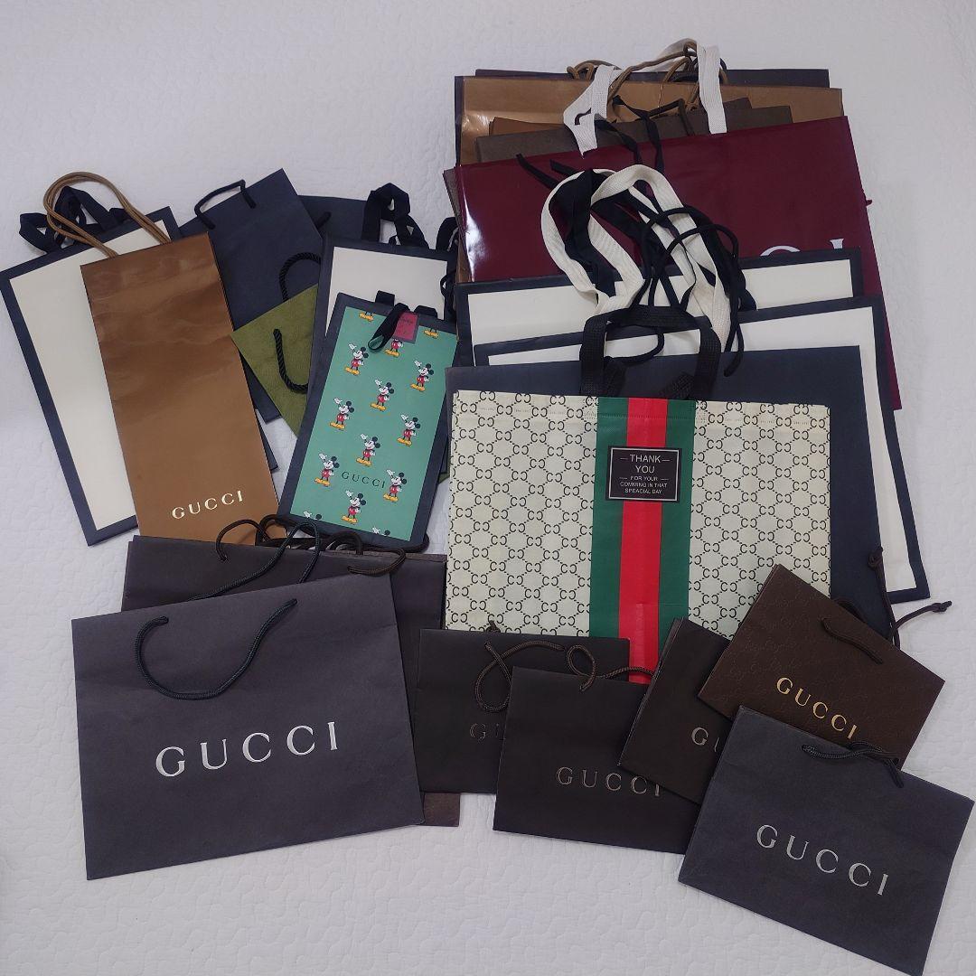GUCCI グッチ 保存袋 ガーメント 空箱 ショッパー まとめ - メルカリ