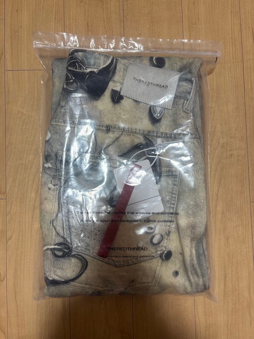 theredthread sweat 1 denimパンツ ドローコード