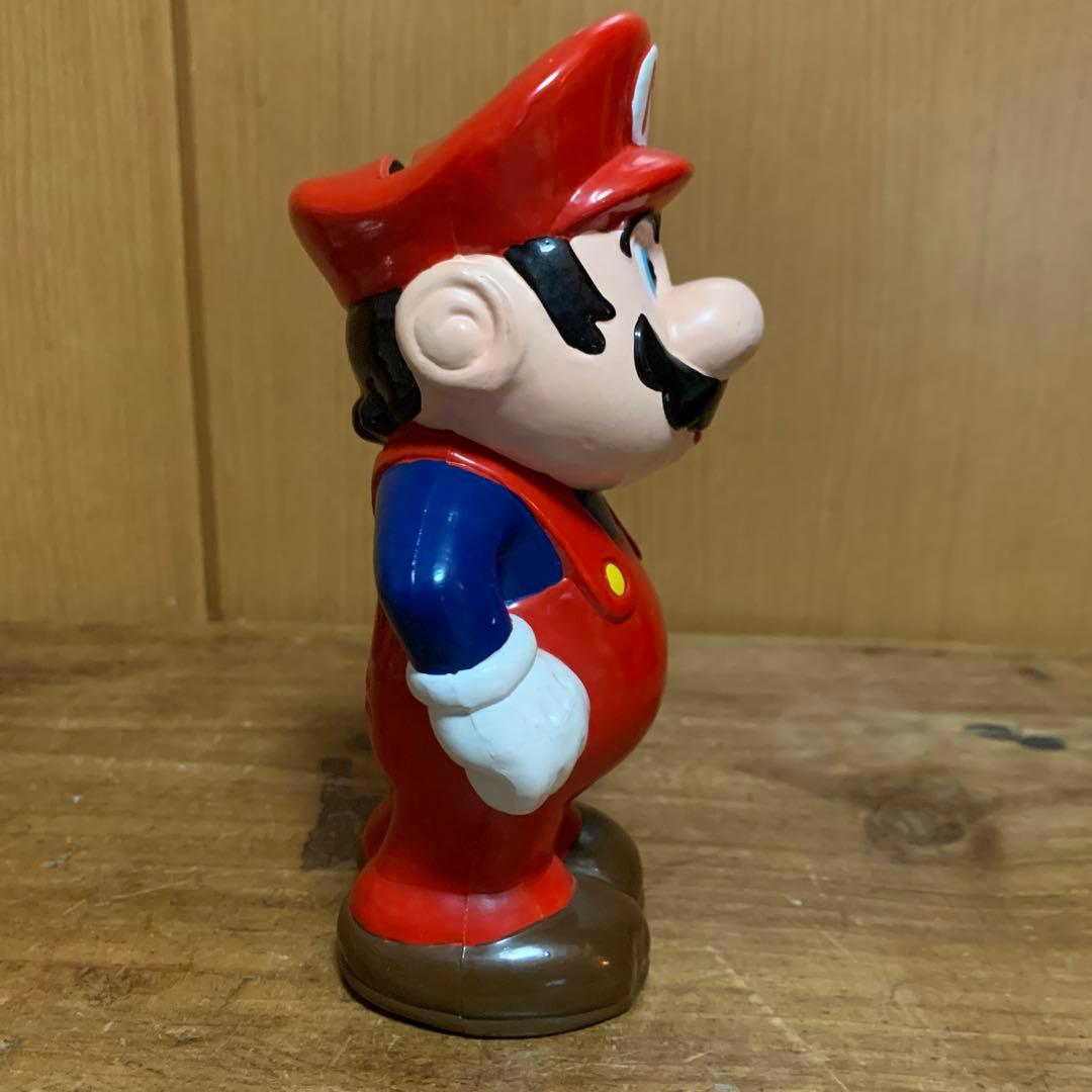 レア80s マリオブラザーズ マリオ ソフビ貯金箱 任天堂アメリカ