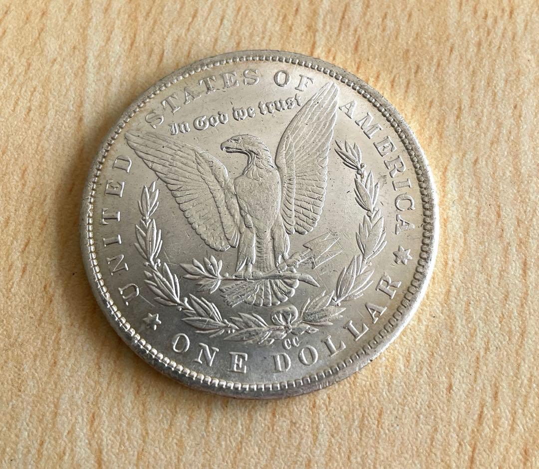 1880年 アメリカ合衆国 1ドル モルガンダラーコイン 未鑑定 現状品 11