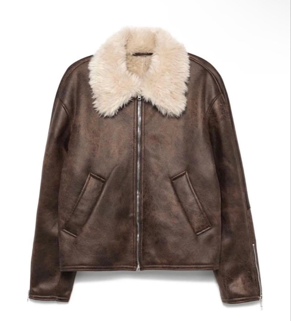 sefr ASANTE JACKET FAUX AVIATOR Sサイズ