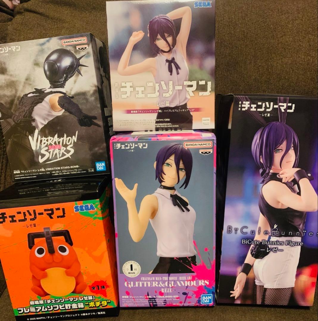 39 チェンソーマン フィギュアセット レゼ　ポチタ　バニー